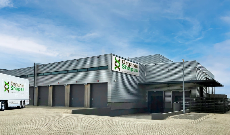 production plant Organic Shapes The Organic Shapes production facility